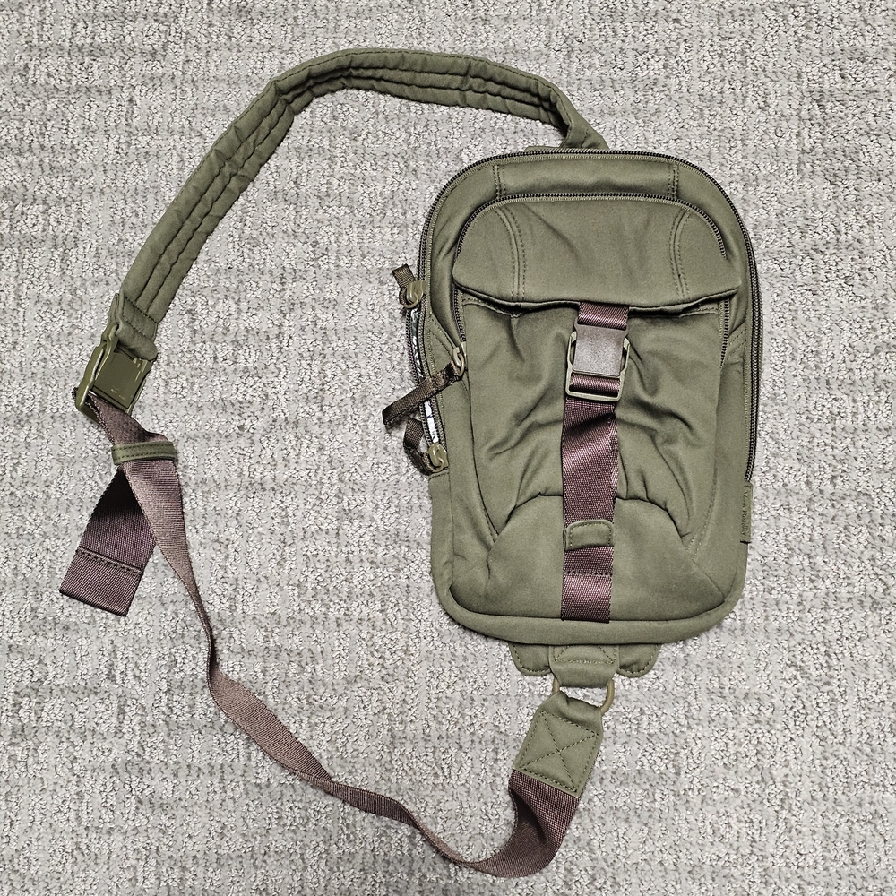 Vera Bradley Olive Green Crossbody Utilty Bag